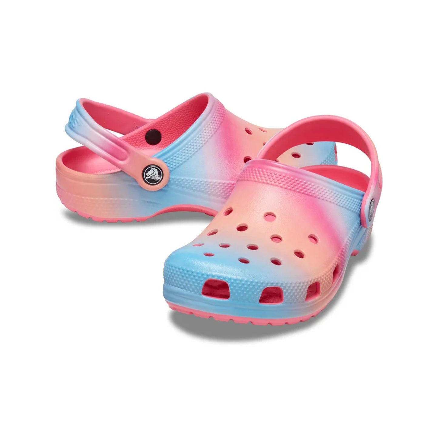 Kid's Classic Color Dip Clog Hyper Pink/Multi