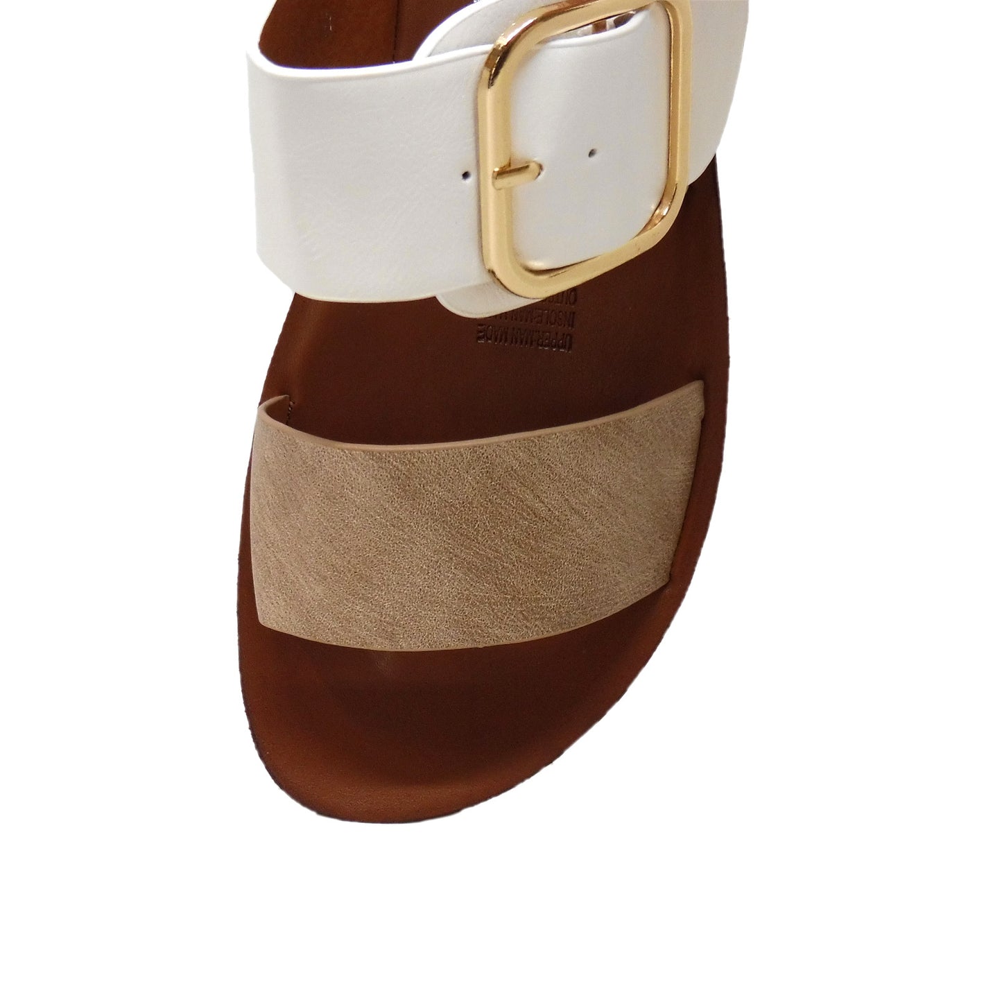 Doti Taupe/White