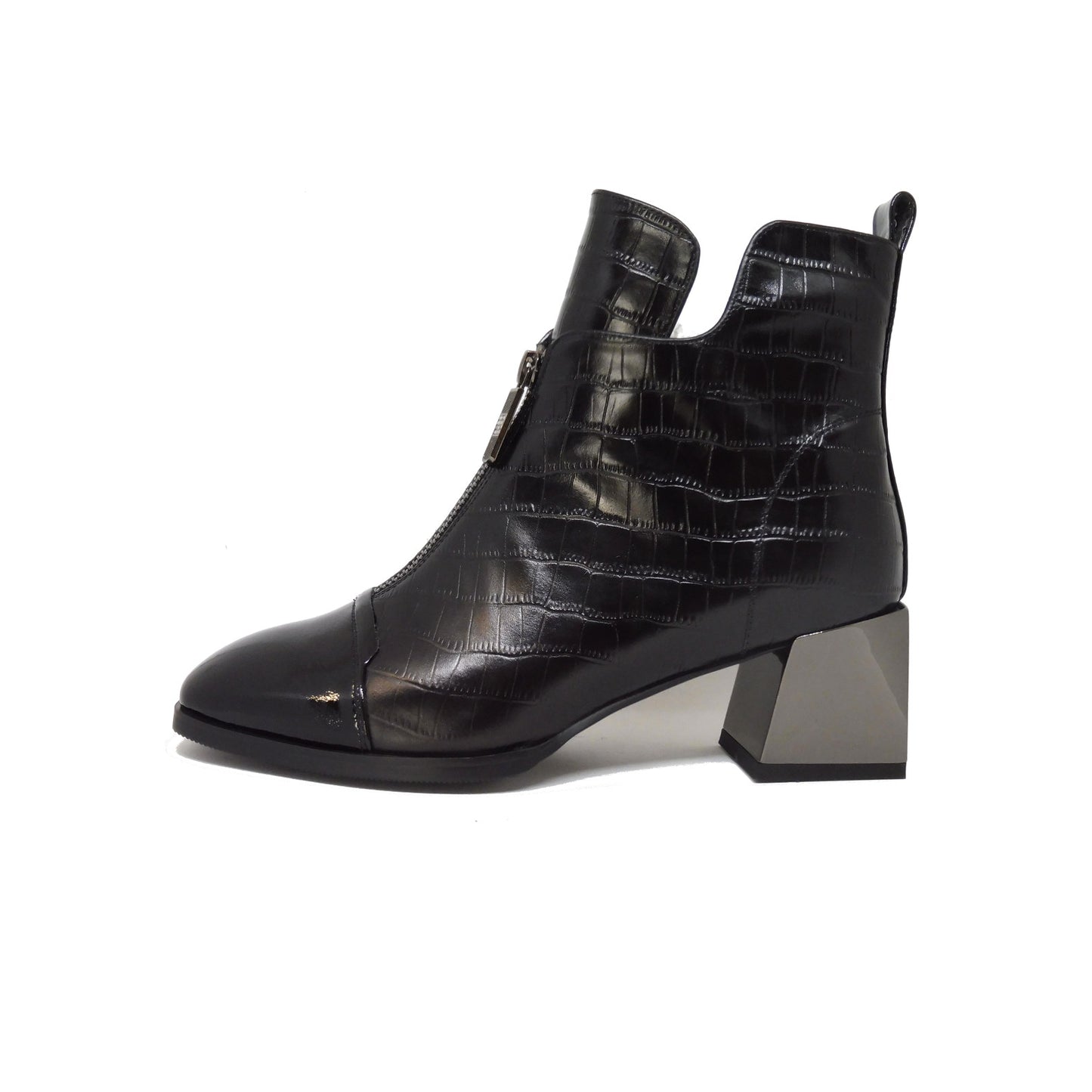 Sloane Black Croc (size 36)