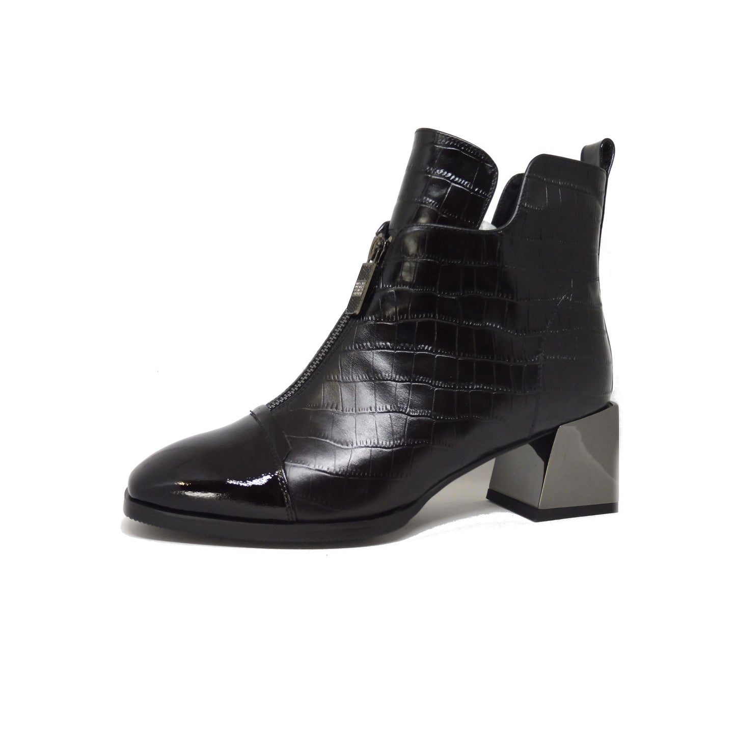 Sloane Black Croc (size 36)