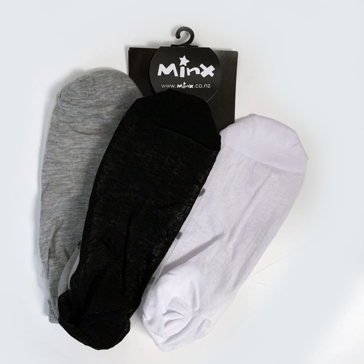 Minx Spot Sock Sheer 3pk
