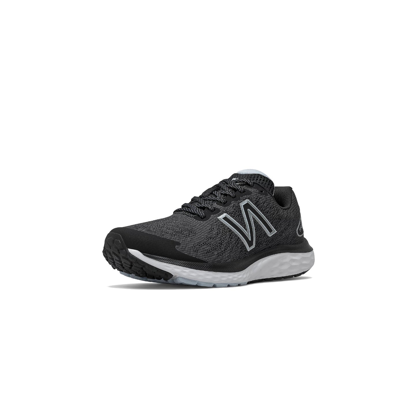 Women's Fresh Foam 680v7 Black with White and UV Glo (size US 6)