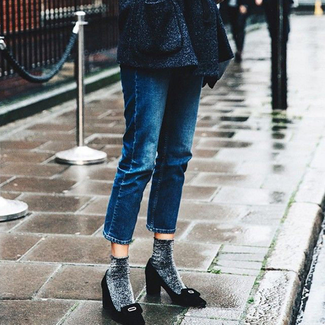 3 Ways to Wear Sheer and Sparkle Socks