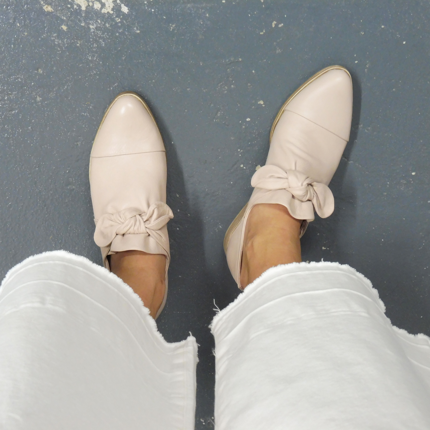 Collection of flat shoes from sneakers to loafers