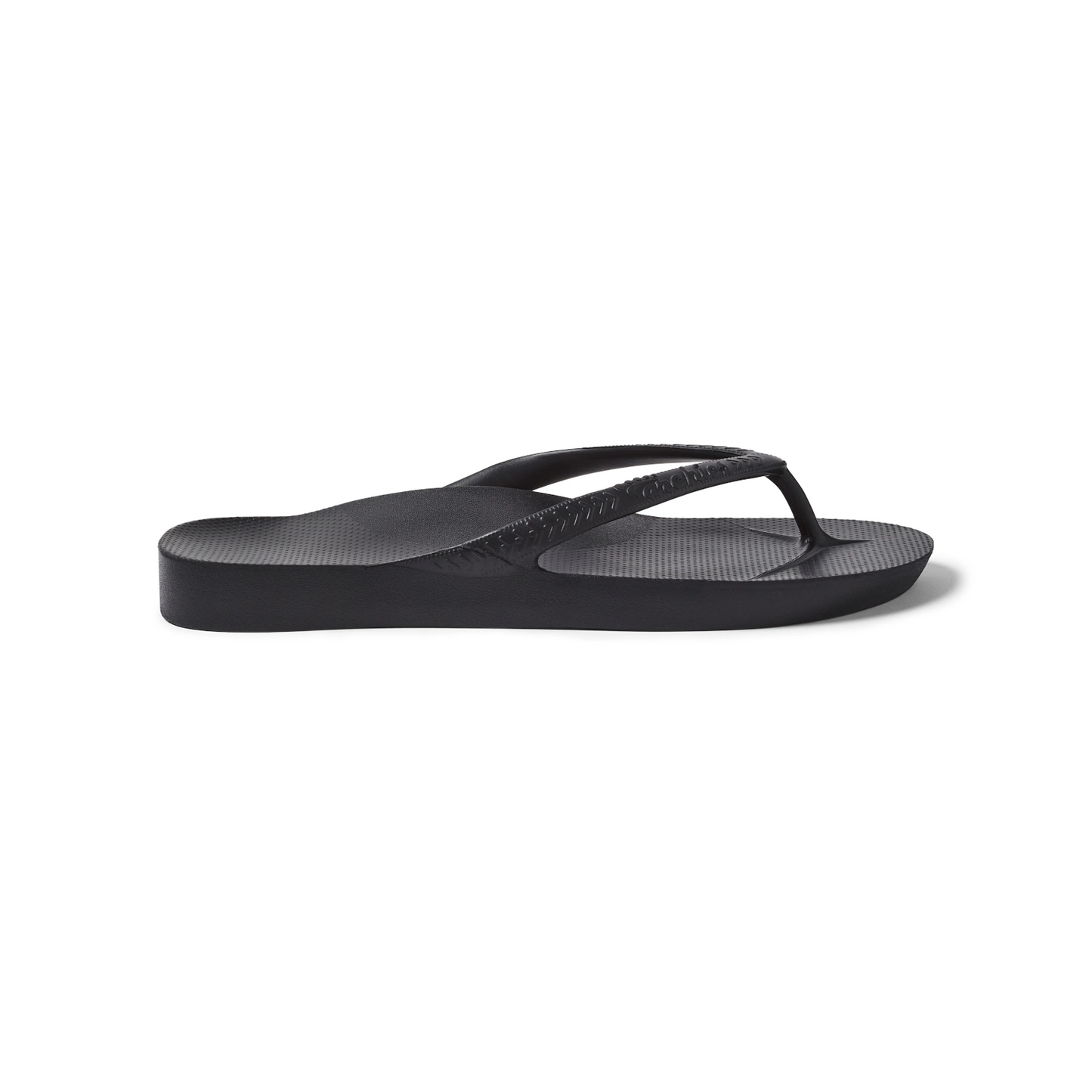 Arch Support Jandals Black