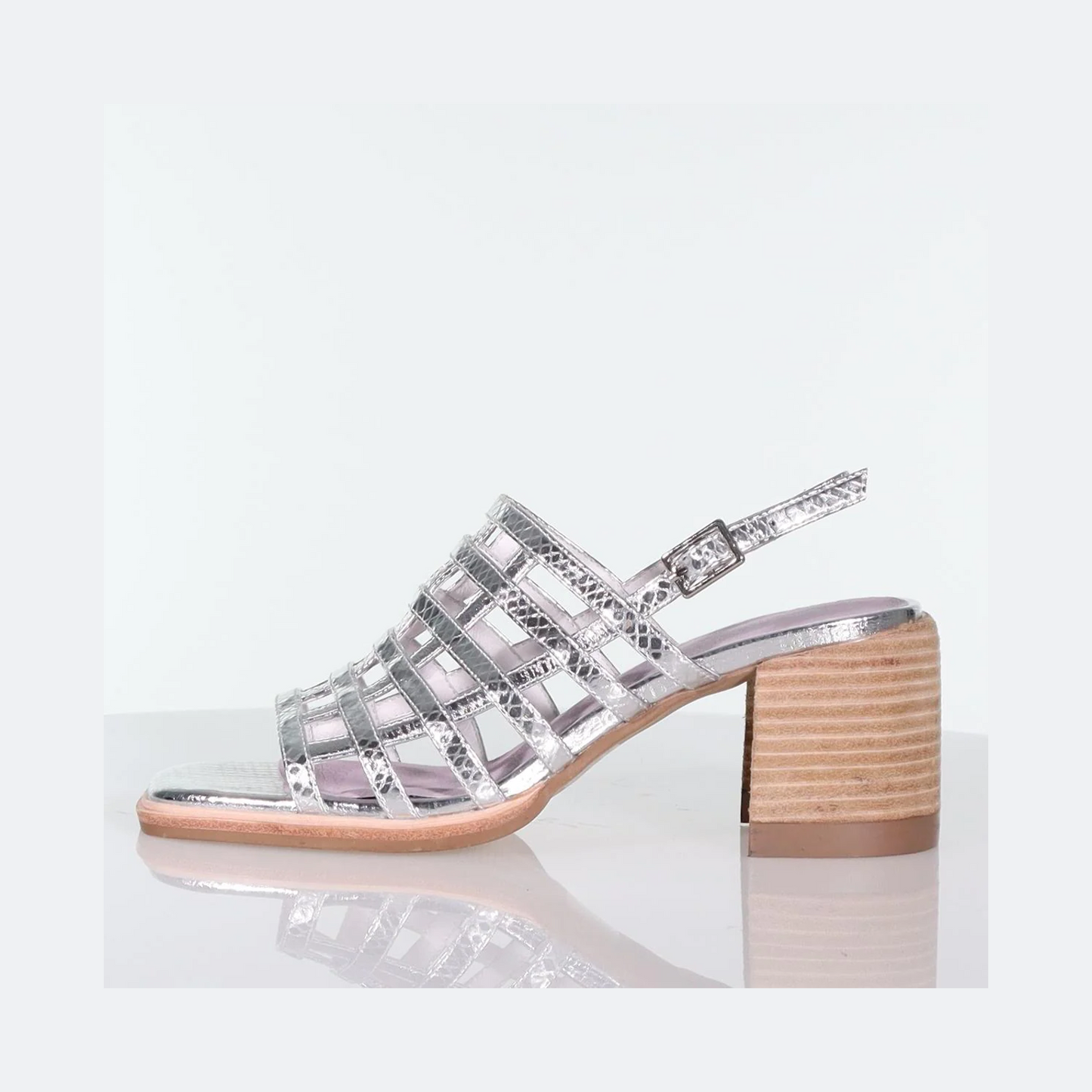 Flock Silver Lizard Emboss (size 39)