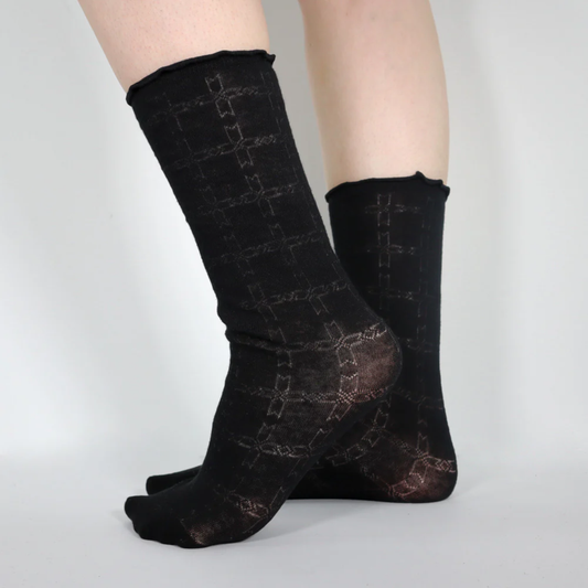 Geo Mosaic Sock