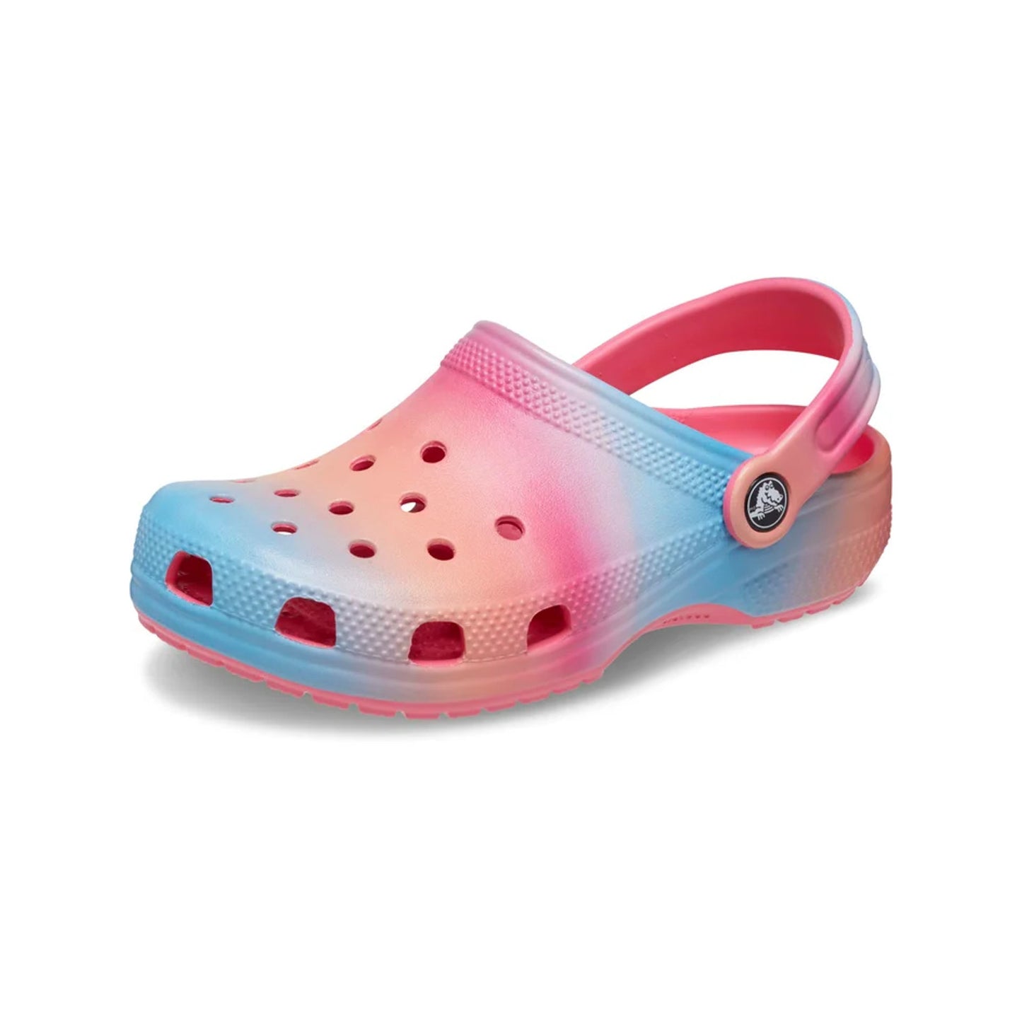 Kid's Classic Color Dip Clog Hyper Pink/Multi
