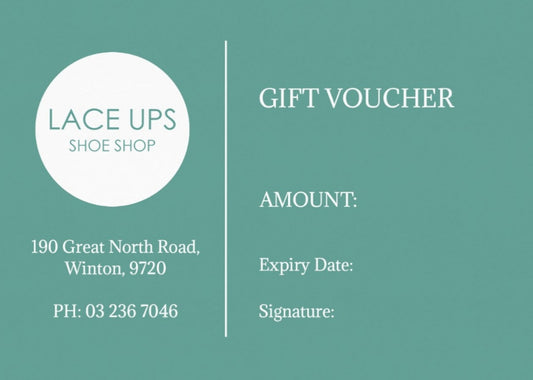 Lace Ups Gift Voucher