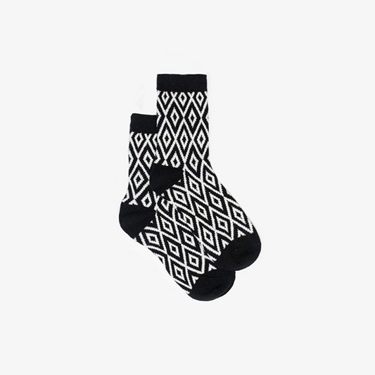Diamond Sock Black