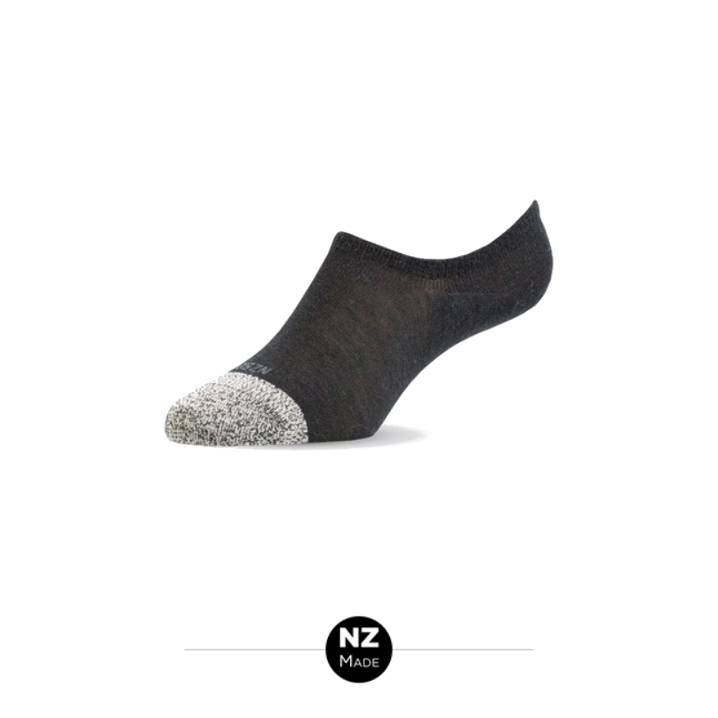 F450 Womens Merino Sneaker Sock Black