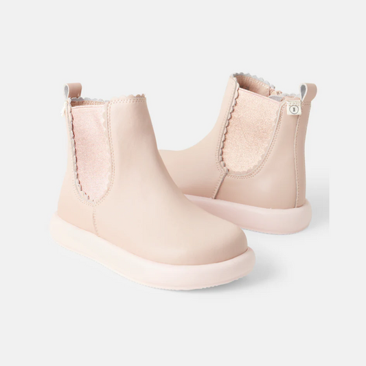 Heidi Leather Boot Pink