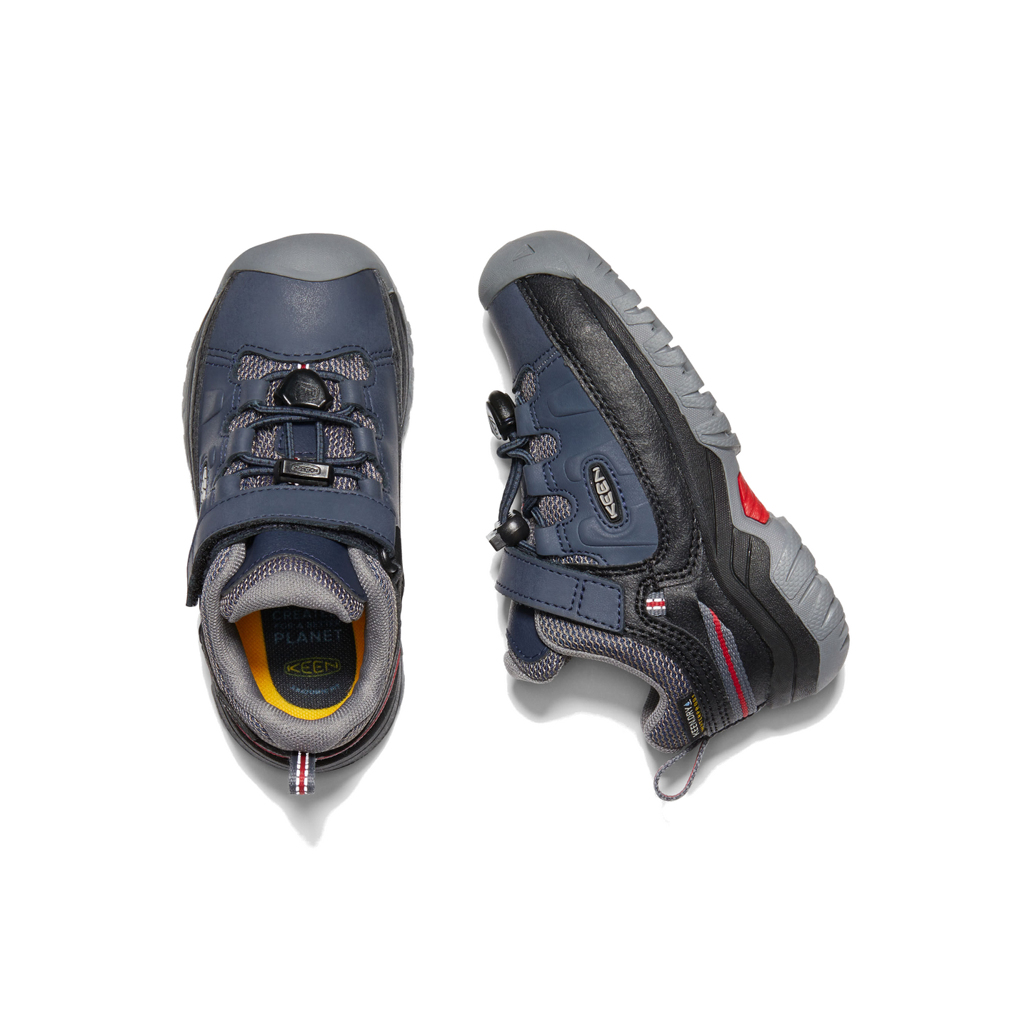 Little Kids' Targhee Waterproof Shoe Blue Nights/Red Carpet
