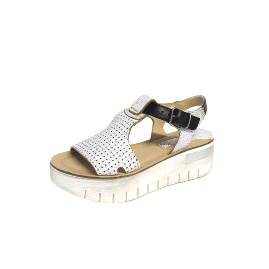 Khrio 5101 White Crack/Black (size 36) ONLINE ONLY