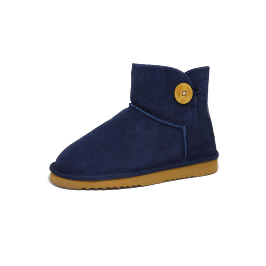 Button Boot Mini Navy