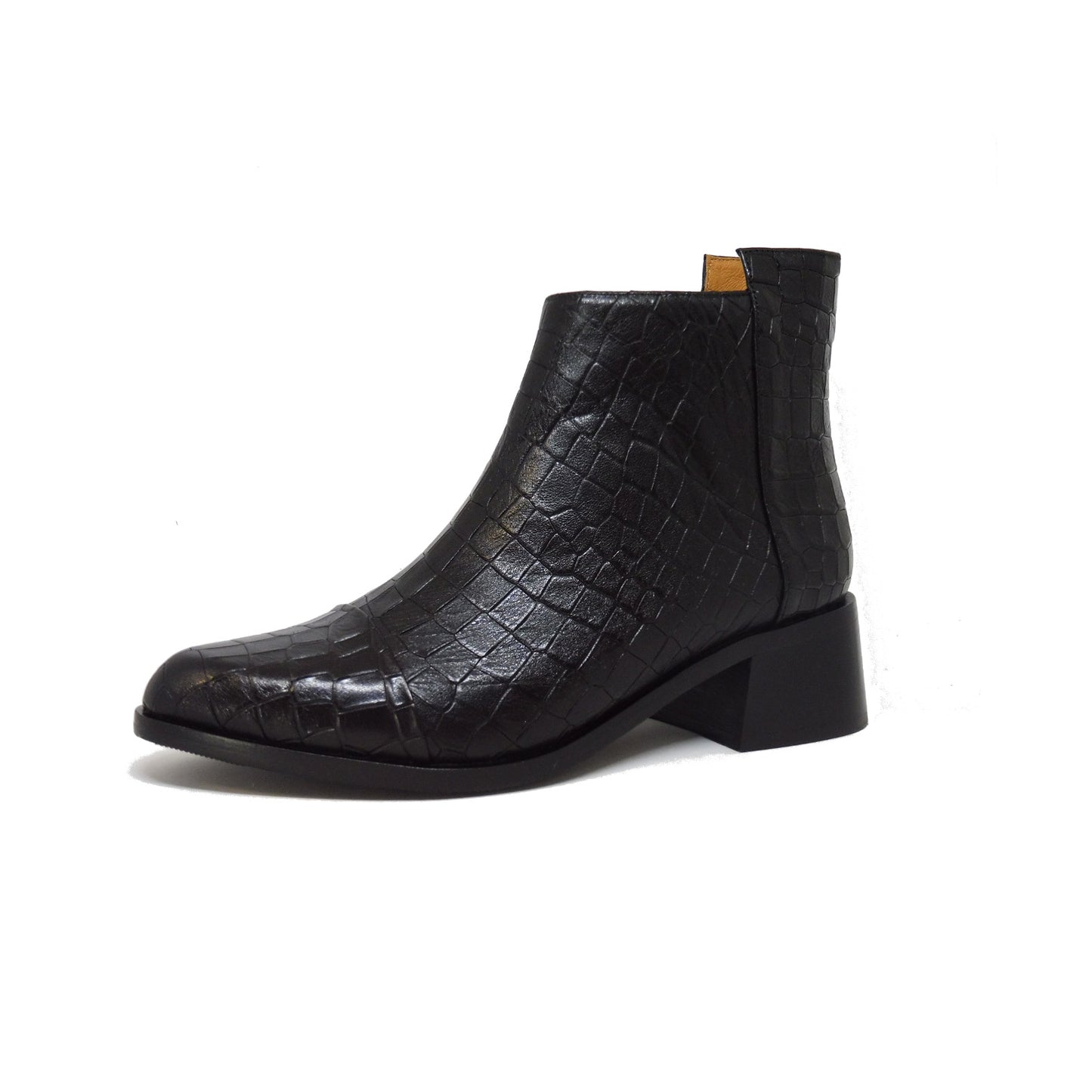 Drury Black Croc