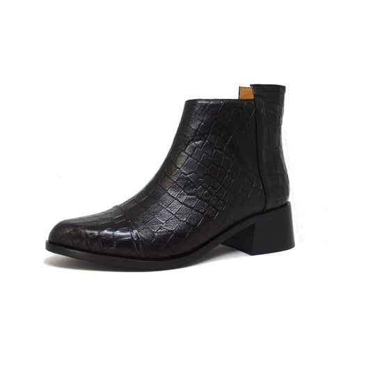 Drury Black Croc