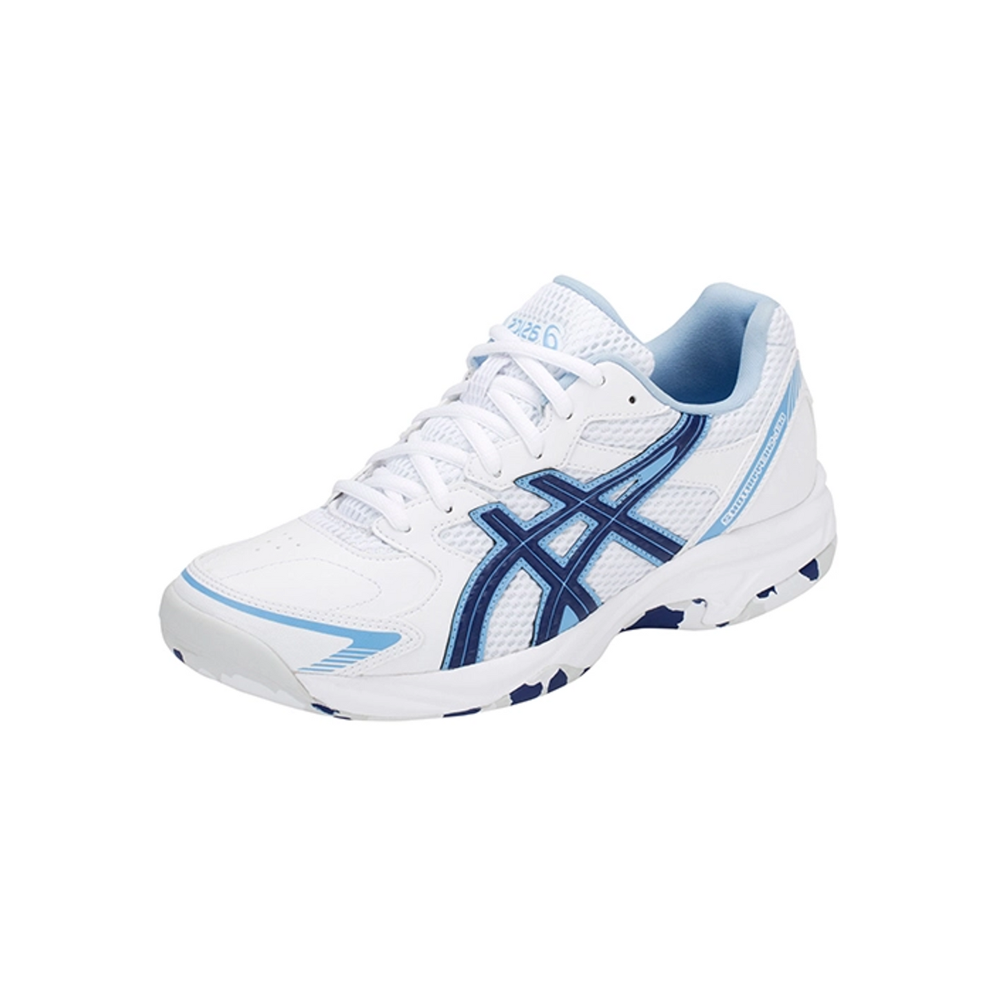 Women's Gel Shepparton 2 White/Blue Print (size US 7)